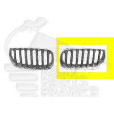 GRILLE DE CALANDRE NOIRE - CHROMEE GAUCHE pour BMW X3