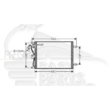 CONDENSEUR ESSENCE pour NISSAN MICRA