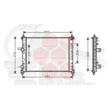 RADIA 1.6 M/DENSO 475 X 415 X 32 