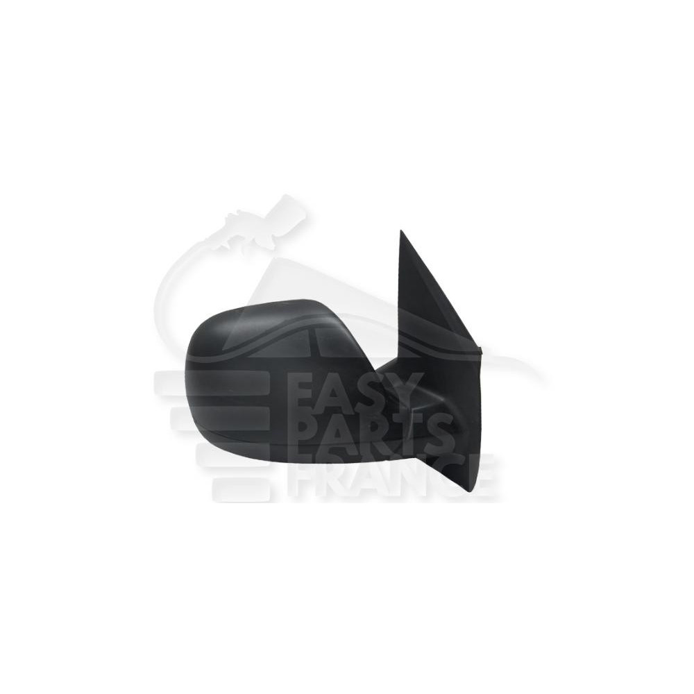 RÉTROVISEUR DROIT MANUEL NOIR AVEC ANTENNE FM2 pour VOLKSWAGEN TRANSPORTER