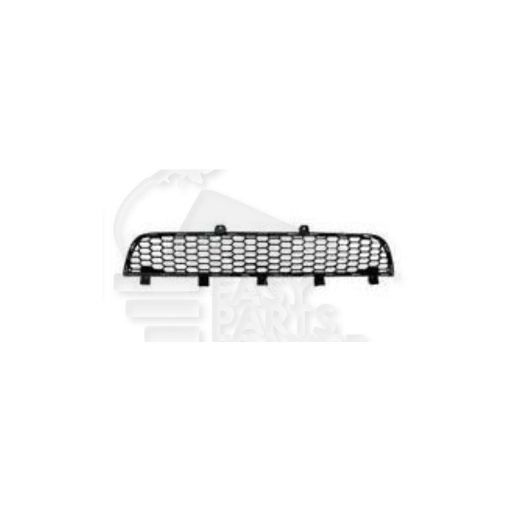 GRILLE CENTRALE DE PARE-CHOC AVANT NOIRE MODÈLE 2 WD pour MITSUBISHI L200