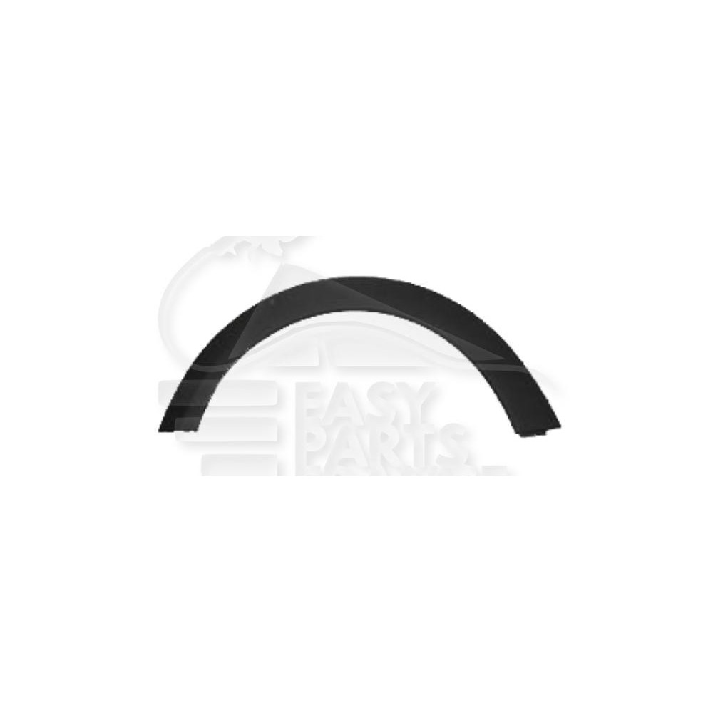 ELARGISSEUR AILE ARRIÈRE-DROIT NOIR MODÈLE 2 PORTES pour MINI /