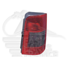FEU ARRIÈRE-DROIT FUME - 1 PORTE → 09/05 pour PEUGEOT PARTNER