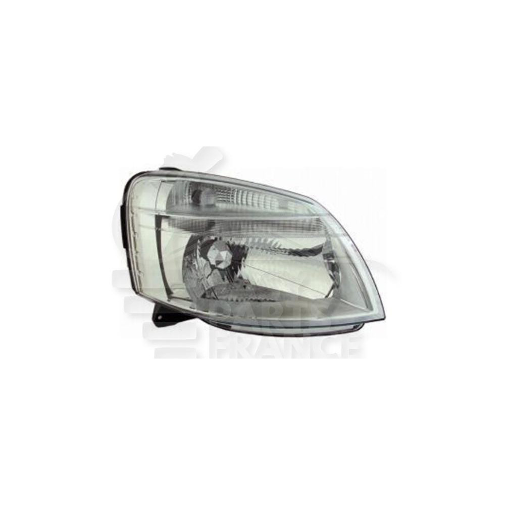 PHARE OPTIQUE DROIT H4 ÉLECTRIQUE AVEC MOTEUR pour CITROEN BERLINGO