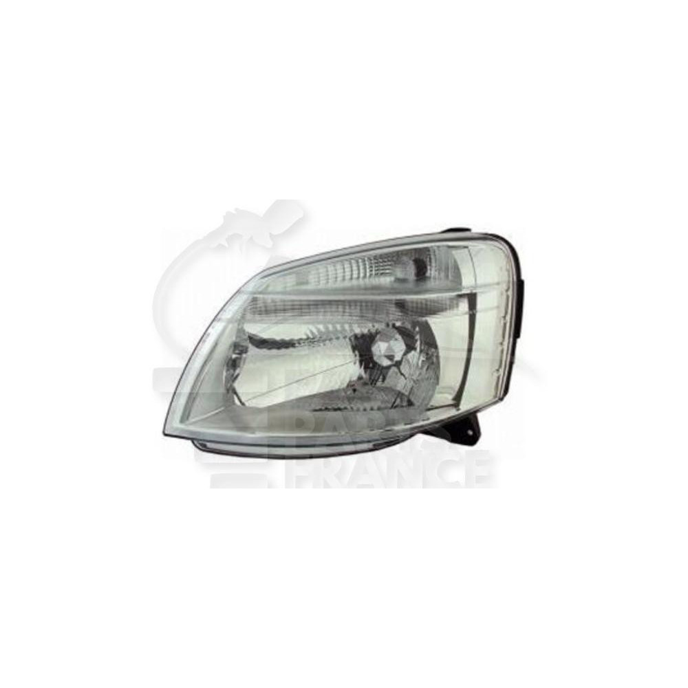 PHARE OPTIQUE GAUCHE H4 ÉLECTRIQUE AVEC MOTEUR pour CITROEN BERLINGO