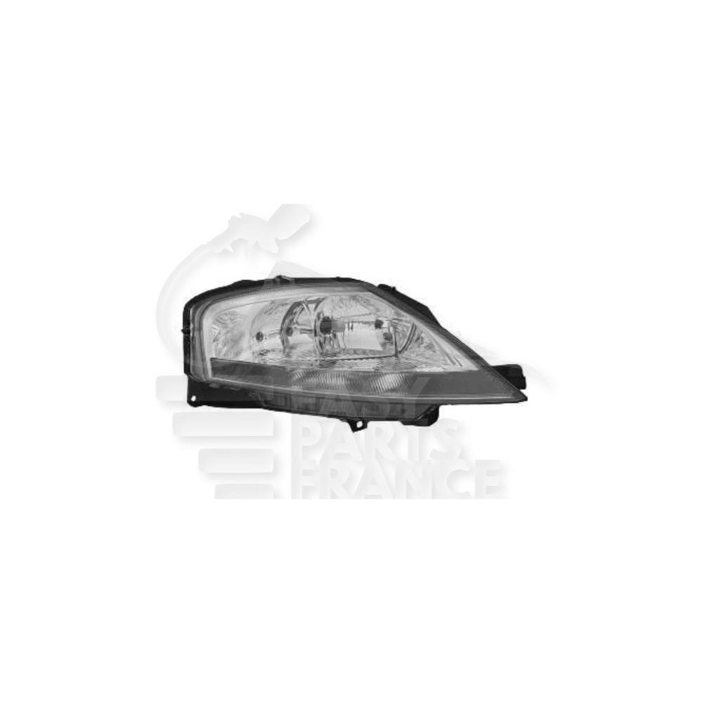 PHARE OPTIQUE DROIT H1+H7 ÉLECTRIQUE AVEC MOTEUR pour CITROEN C3
