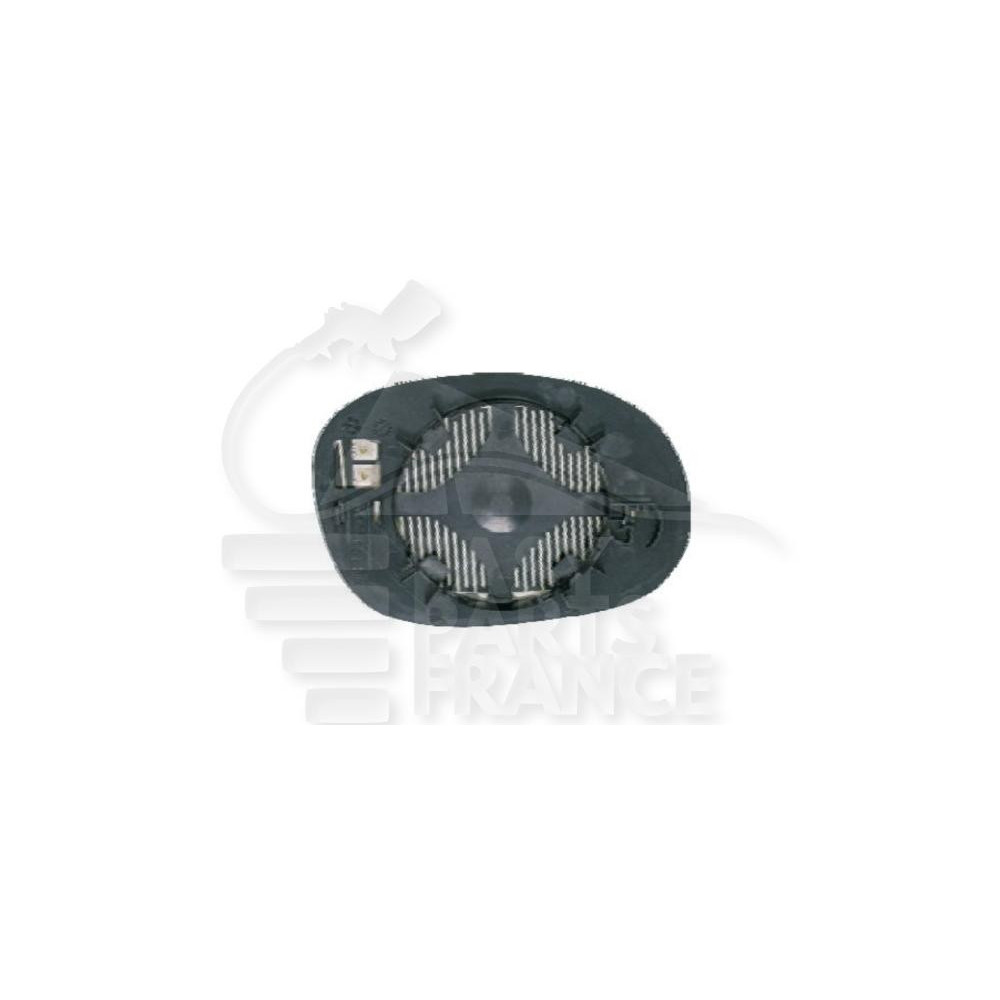 GLACE DE RÉTROVISEUR GAUCHE CHAUFFANT pour PEUGEOT 1007