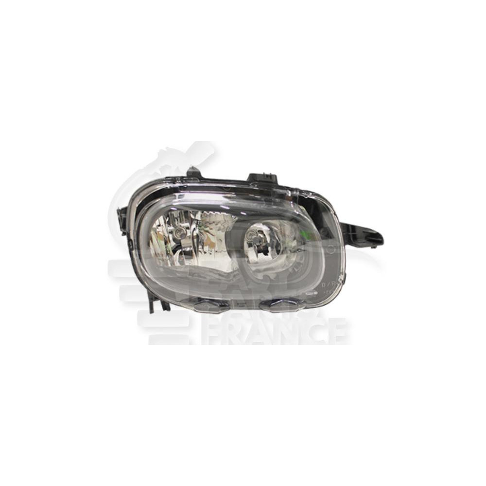 PHARE OPTIQUE DROIT H7+H7 ÉLECTRIQUE AVEC MOTEUR pour CITROEN C3