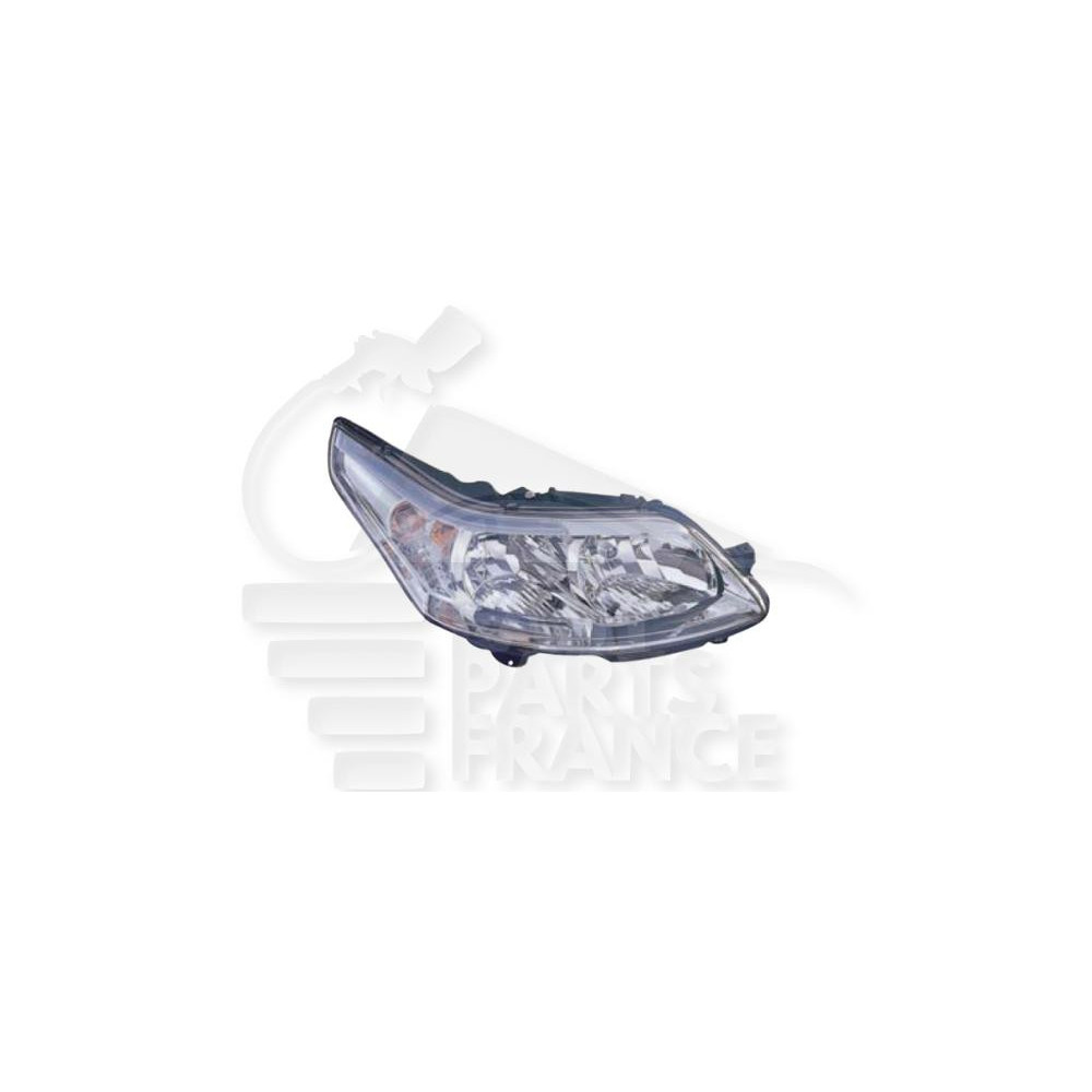 PHARE OPTIQUE DROIT H1+H7 ÉLECTRIQUE AVEC MOTEUR pour CITROEN C4