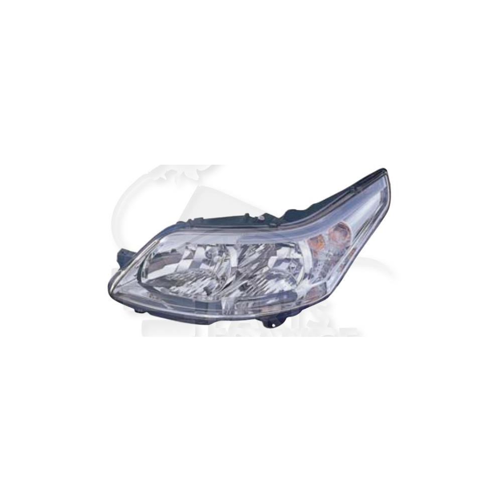 PHARE OPTIQUE GAUCHE H1+H7 ÉLECTRIQUE AVEC MOTEUR pour CITROEN C4