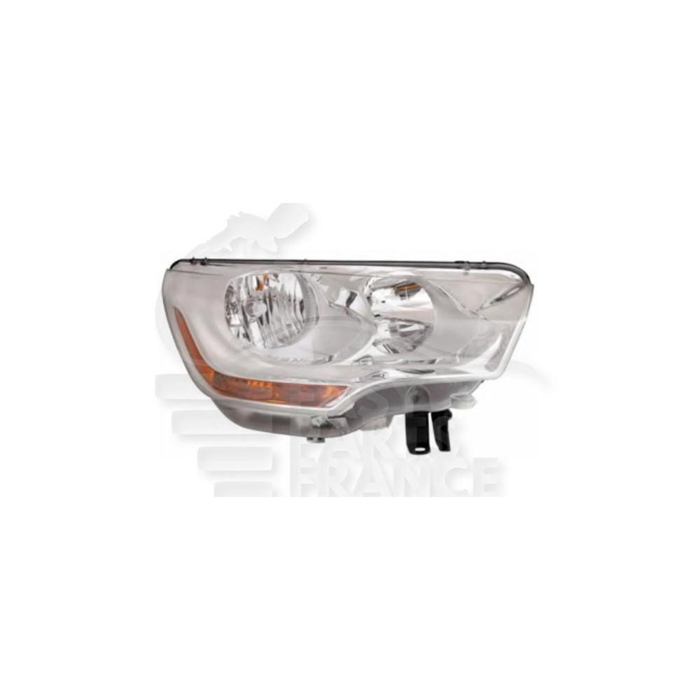 PHARE OPTIQUE DROIT H1+H7 ÉLECTRIQUE AVEC MOTEUR pour CITROEN C4