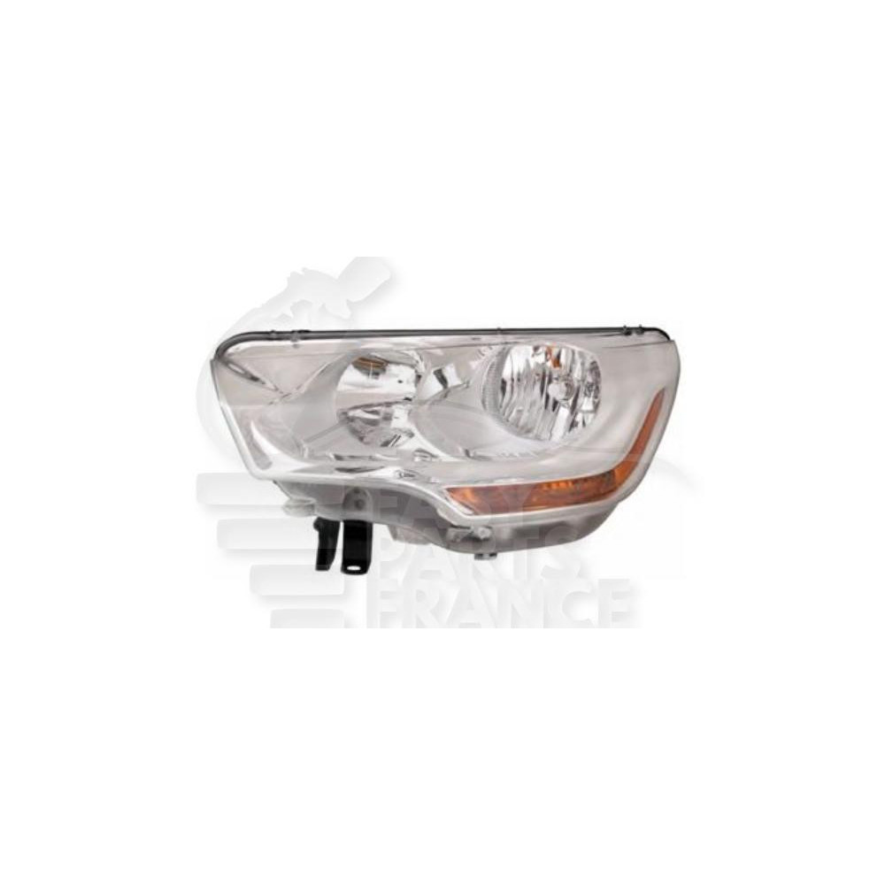 PHARE OPTIQUE GAUCHE H1+H7 ÉLECTRIQUE AVEC MOTEUR pour CITROEN C4