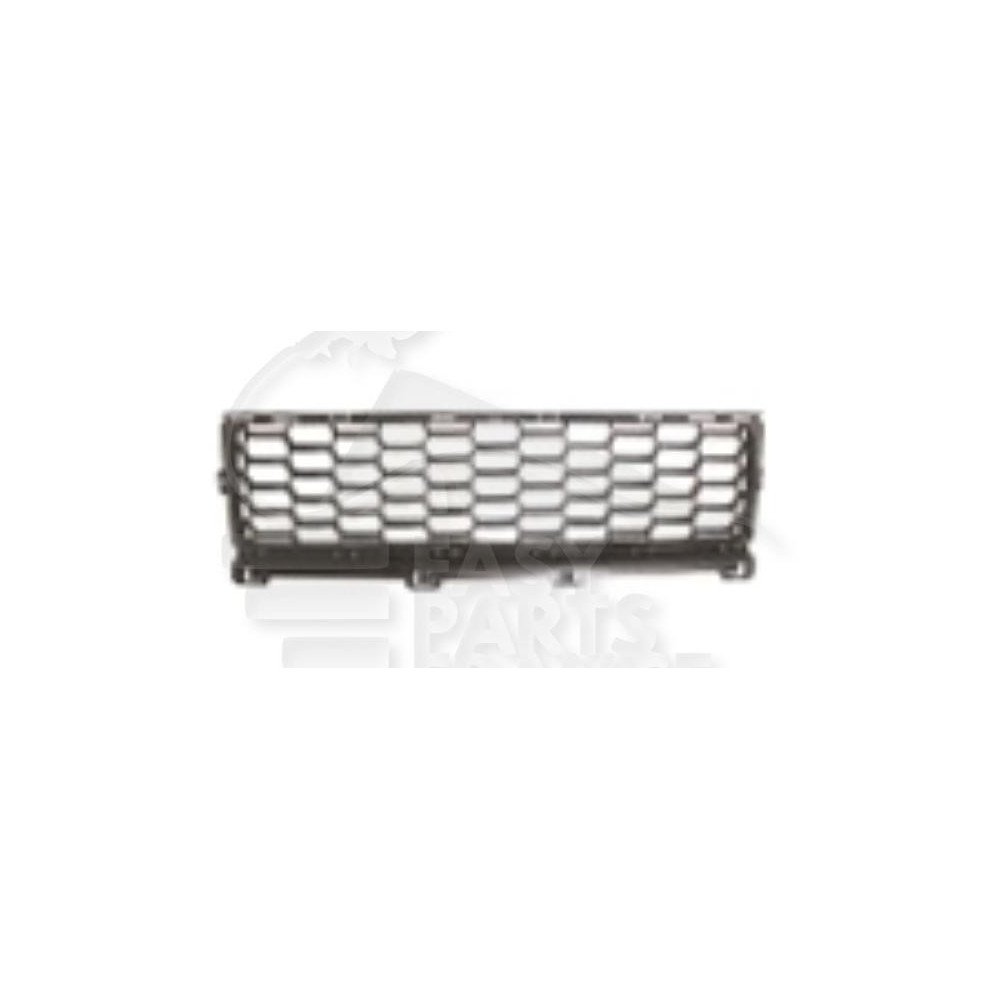 GRILLE CENTRALE DE PARE-CHOC AVANT NOIRE pour JEEP RENEGADE