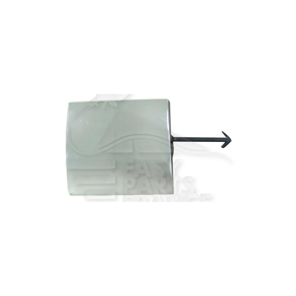 CACHE CROCHET DE PARE-CHOC AVANT CHROME pour PEUGEOT 107