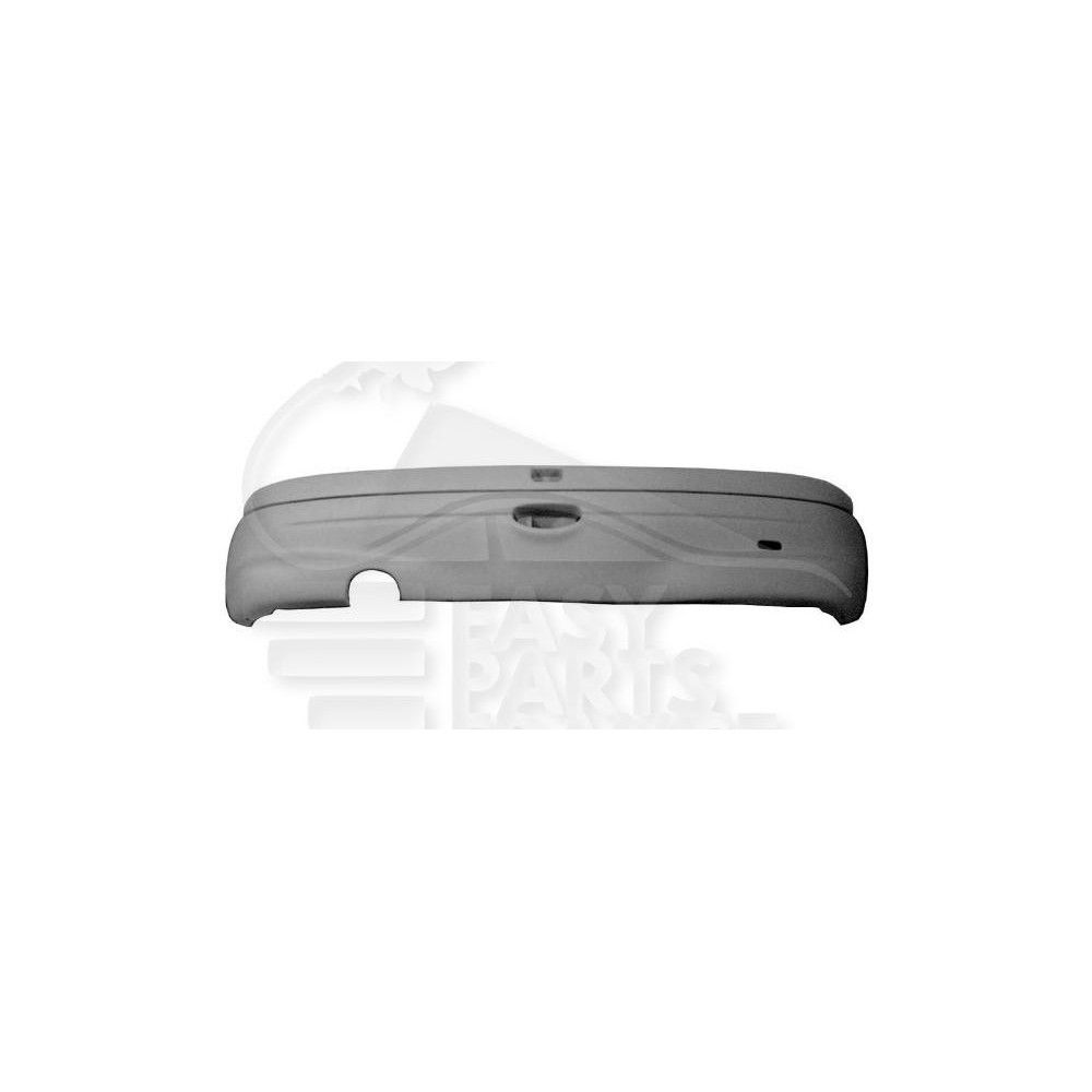 PARE-CHOC ARRIÈRE A PEINDRE pour PEUGEOT 206