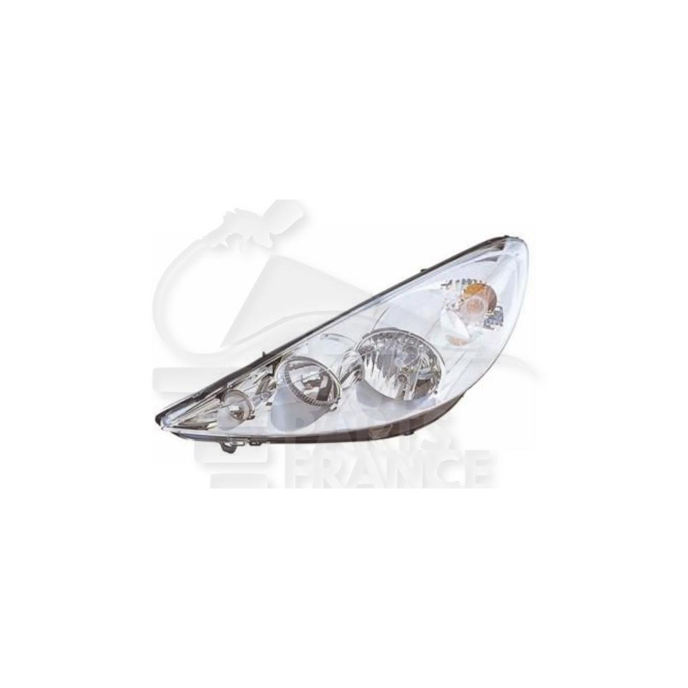 PHARE OPTIQUE GAUCHE H1+H7 ÉLECTRIQUE AVEC MOTEUR pour PEUGEOT 206