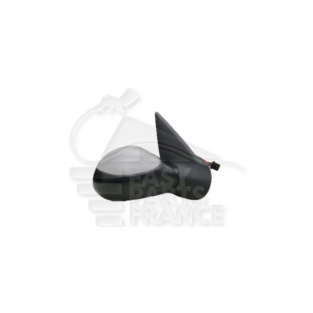 RÉTROVISEUR DROIT ÉLECTRIQUE CHAUFFANT A PEINDRE AVEC SONDE DE TEMPÉRATURE → 05/03 pour PEUGEOT 206