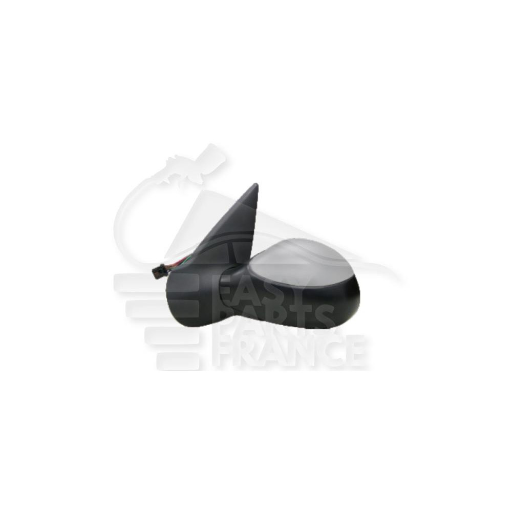 RÉTROVISEUR GAUCHE ÉLECTRIQUE CHAUFFANT A PEINDRE → 05/03 pour PEUGEOT 206