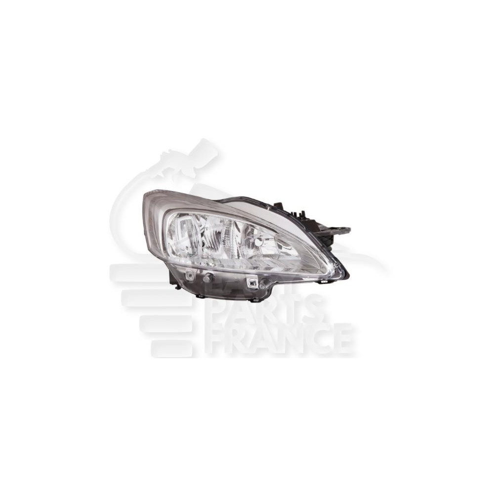 PHARE OPTIQUE DROIT H7+H7 ÉLECTRIQUE SANS MOTEUR pour PEUGEOT 508