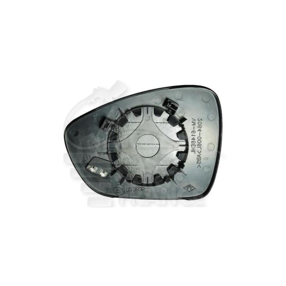 GLACE DE RÉTROVISEUR DROIT CHAUFFANT BLANCHE pour CITROEN C3