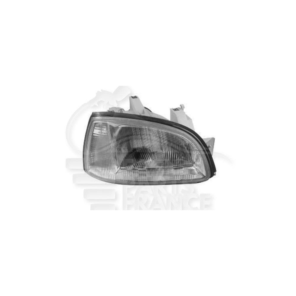 PHARE OPTIQUE DROIT H4 MANUEL pour RENAULT CLIO