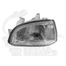 PHARE OPTIQUE GAUCHE H4 MANUEL pour RENAULT CLIO