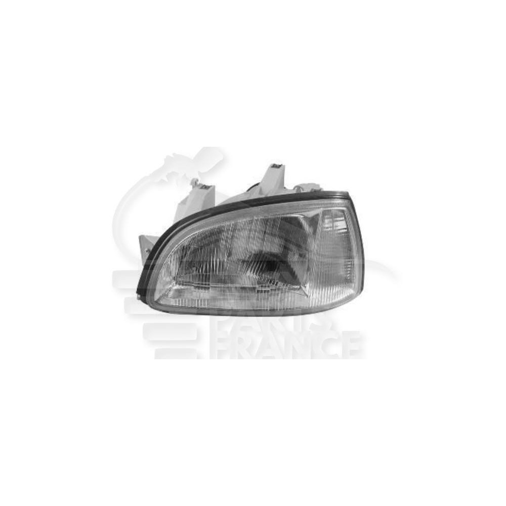 PHARE OPTIQUE GAUCHE H4 MANUEL pour RENAULT CLIO