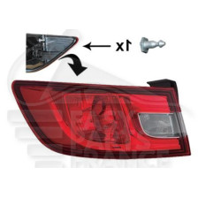 FEU ARRIÈRE-GAUCHE - 3/5 PORTES → 02/15 pour RENAULT CLIO