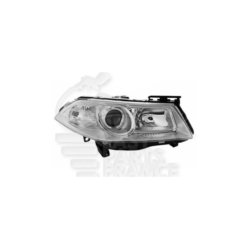 PHARE OPTIQUE DROIT H1+H7 ÉLECTRIQUE AVEC MOTEUR pour RENAULT MEGANE