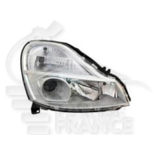 PHARE OPTIQUE DROIT H1+H1+H1 MANUEL OU ÉLECTRIQUE SANS MOTEUR pour RENAULT MODUS