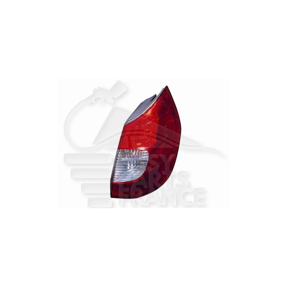 FEU ARRIÈRE-DROIT ROUGE/BLANC pour RENAULT GRAND SCENIC