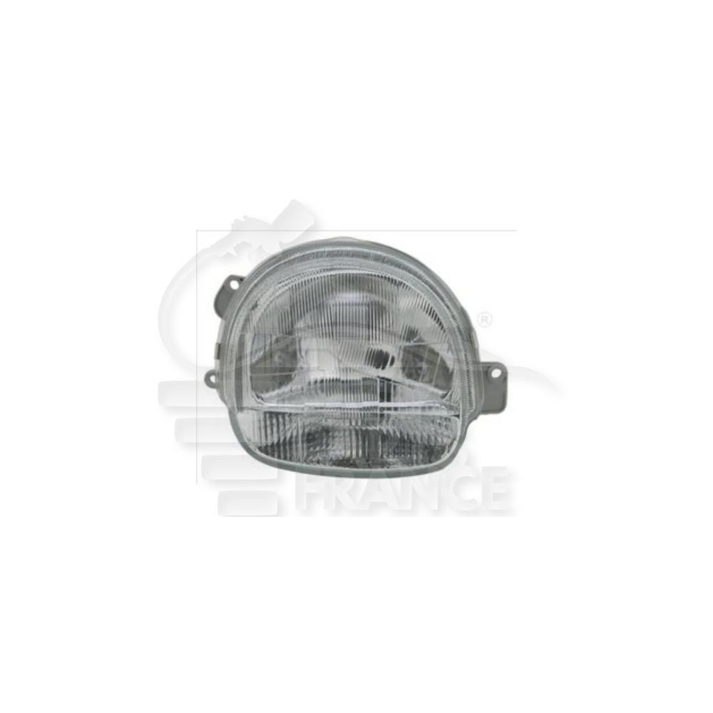 PHARE OPTIQUE DROIT H4 ÉLECTRIQUE SANS MOTEUR pour RENAULT TWINGO