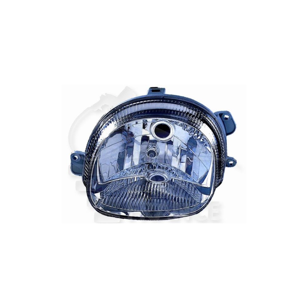 PHARE OPTIQUE GAUCHE H4 ÉLECTRIQUE SANS MOTEUR pour RENAULT TWINGO