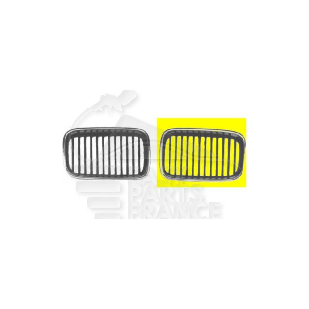 GRILLE DE CALANDRE GAUCHE pour BMW S3 E36 3 PTES / COUPE