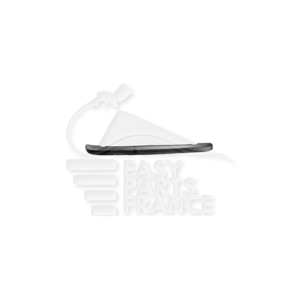 MOULURE DE PARE-CHOC ARRIÈRE NOIRE pour PEUGEOT 206