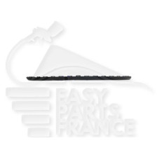 SPOILER DE PARE-CHOC AVANT NOIR pour RENAULT TWINGO