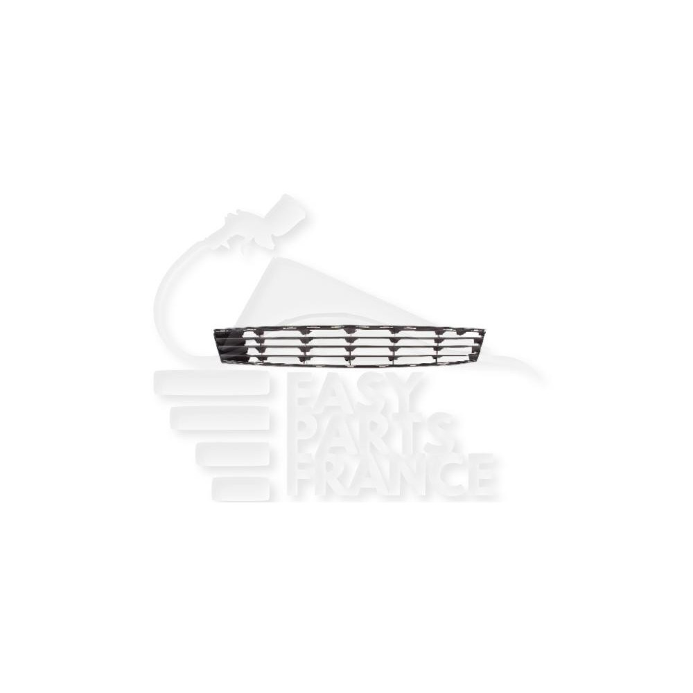 GRILLE DE PARE-CHOC AVANT CENTRALE NOIRE pour RENAULT CLIO