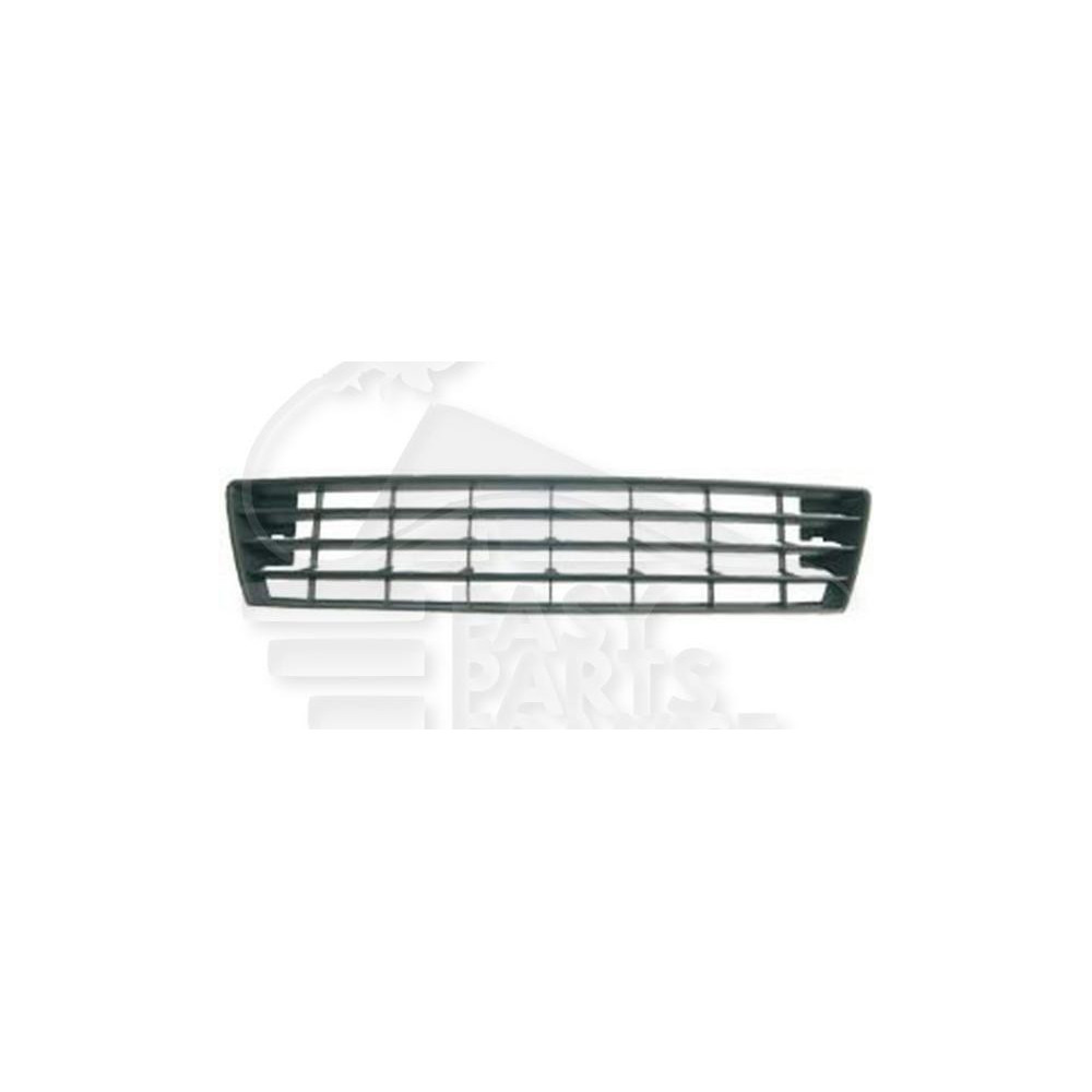 GRILLE CENTRALE DE PARE-CHOC AVANT NOIRE pour VOLKSWAGEN GOLF