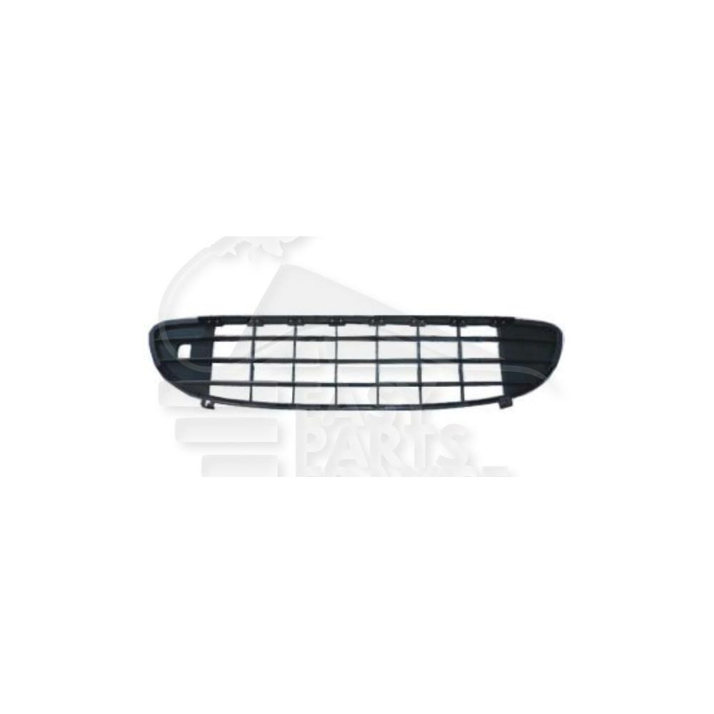 GRILLE DE PARE-CHOC AVANT CENTRALE NOIRE pour PEUGEOT 407