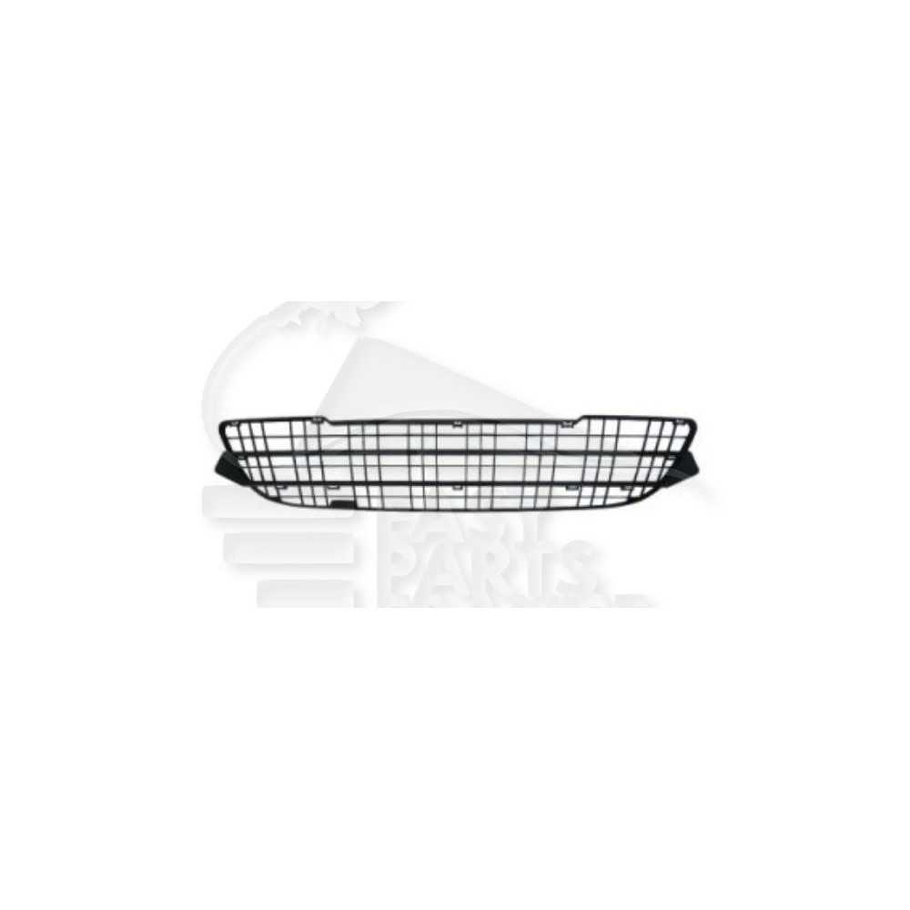 GRILLE DE PARE-CHOC AVANT CENTRALE NOIRE pour RENAULT KANGOO
