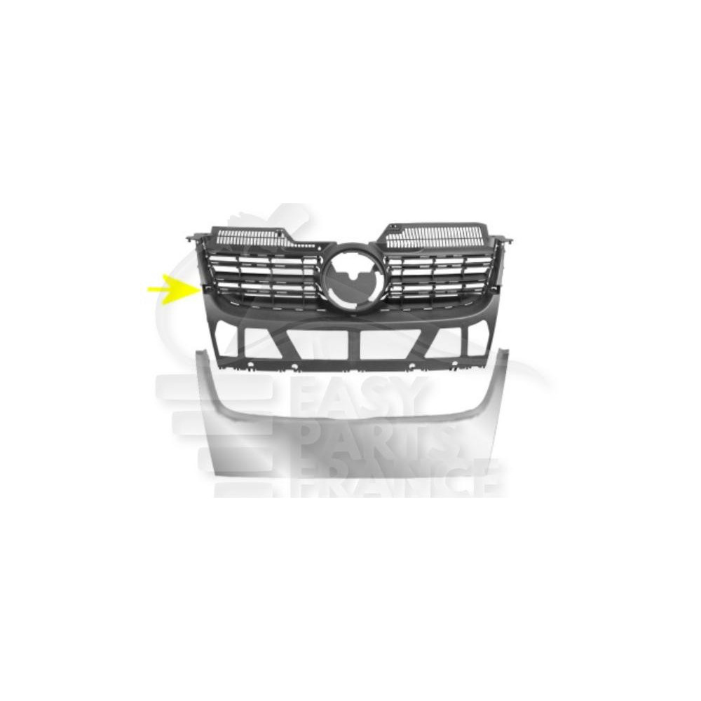 GRILLE DE CALANDRE NOIRE pour VOLKSWAGEN JETTA