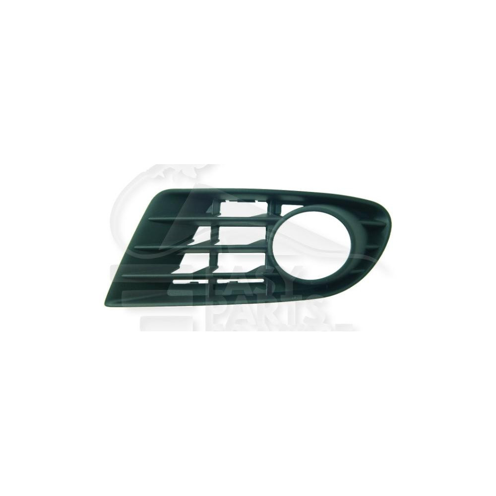 GRILLE DE PARE-CHOC AVANT-GAUCHE NOIRE AVEC EMPLACEMENT ANTI-BROUILLARD pour VOLKSWAGEN GOLF
