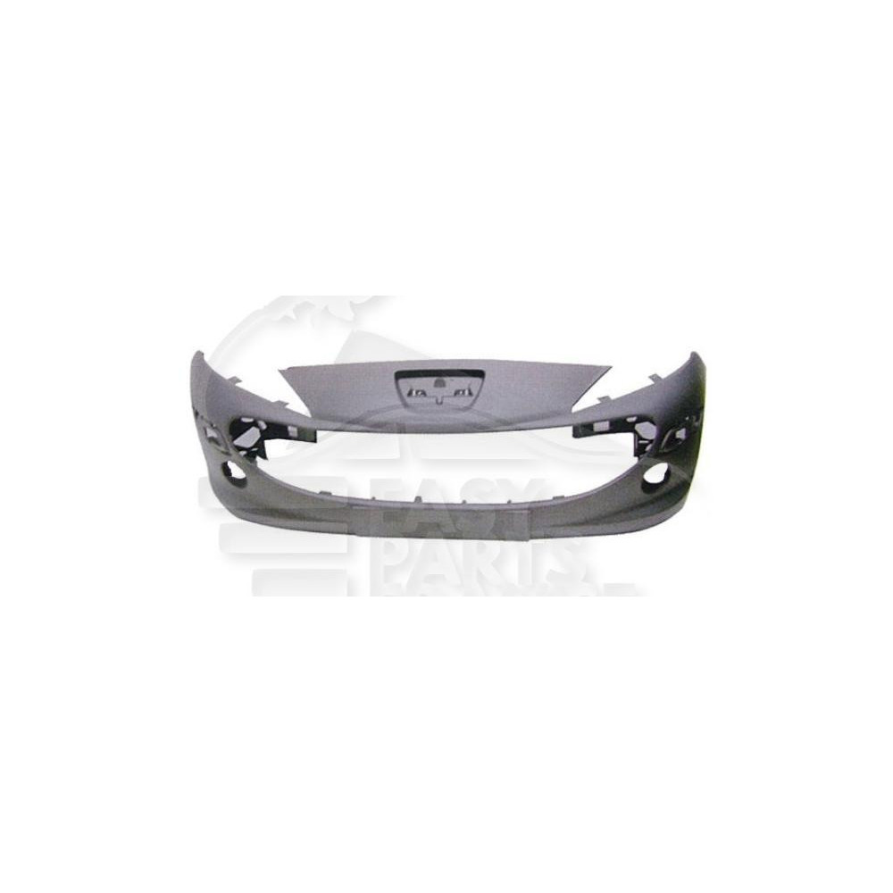 PARE-CHOC AVANT A PEINDRE AVEC EMPLACEMENT ANTI-BROUILLARD pour PEUGEOT 207