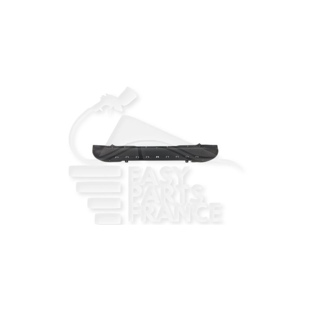 PARE-CHOC ARRIÈRE NOIR SANS PACKONTROL - AVEC EMPLACEMENT SPOILER pour CITROEN BERLINGO