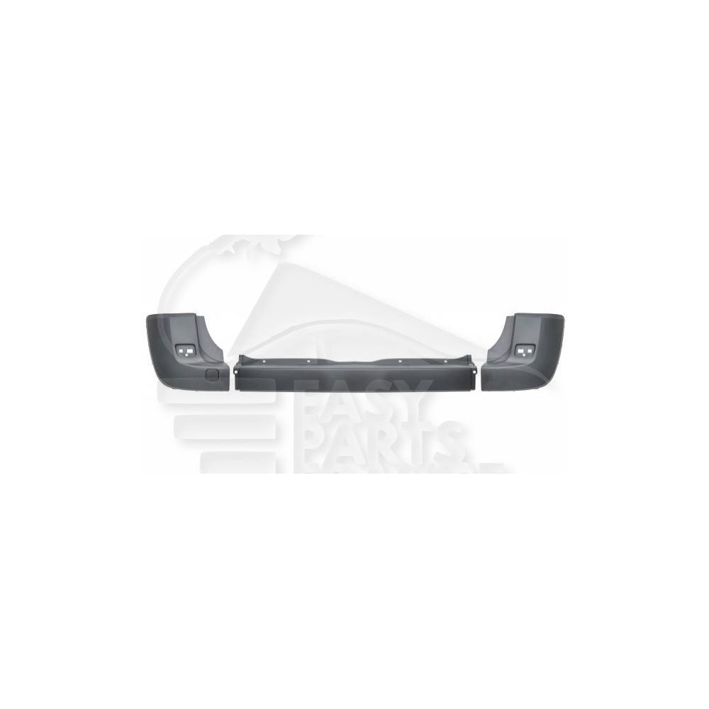 KIT MOULURE DE PARE-CHOC ARRIÈRE NOIRE pour RENAULT GRAND SCENIC