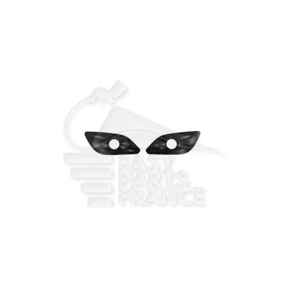 GRILLE DE PARE-CHOC AVANT-DROIT/AVANT-GAUCHE NOIRE AVEC EMPLACEMENT ANTI-BROUILLARD - MODÈLE ACTIVE pour PEUGEOT 308