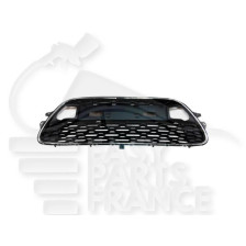 GRILLE DE PC AV CENTRALE NOIRE A/MOULURE CHROMEE 