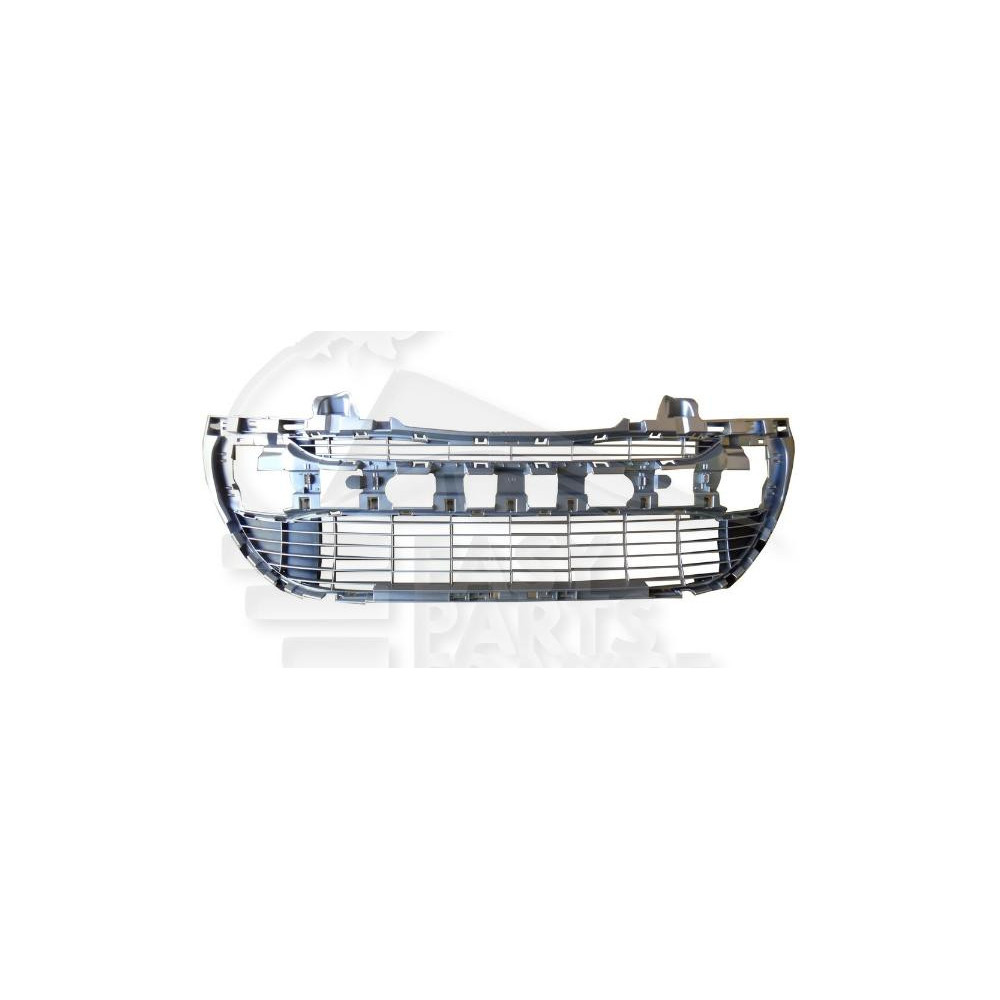 GRILLE DE PARE-CHOC AVANT CENTRALE GRIS/ARGENT pour PEUGEOT 308