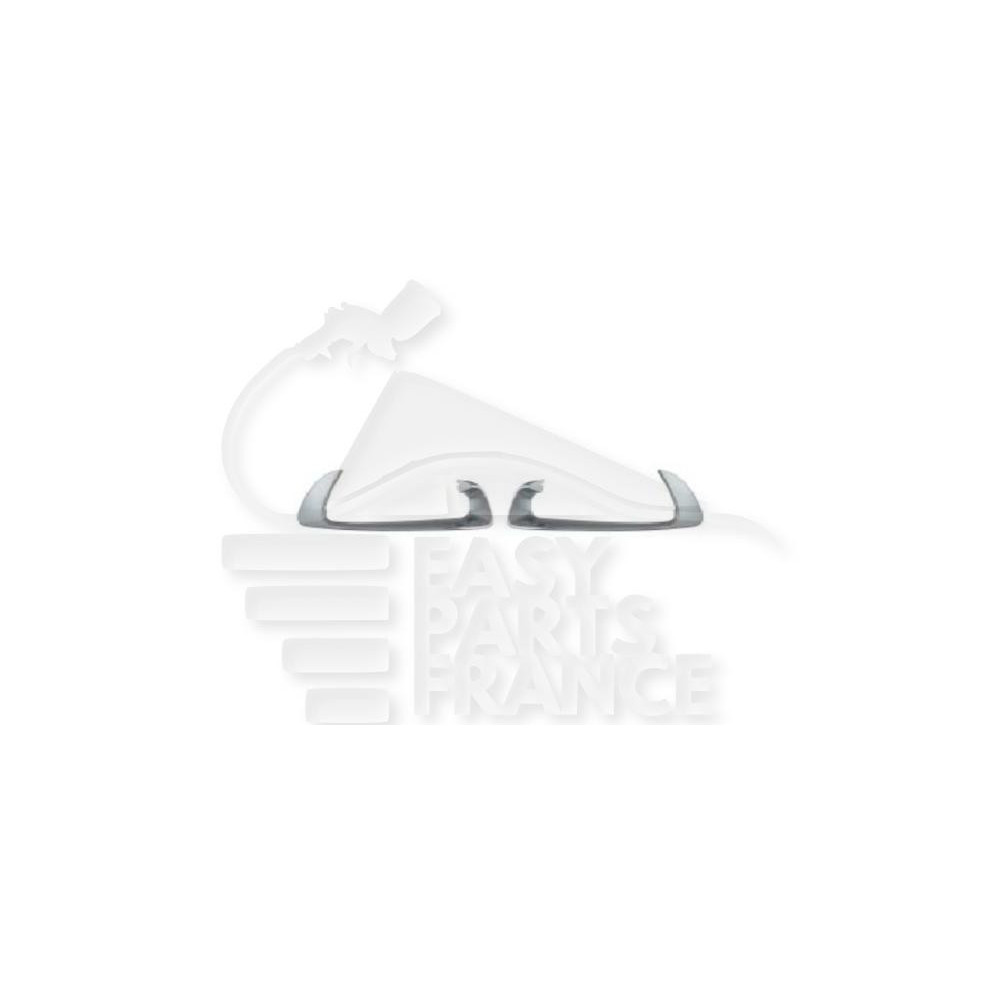 MOULURE DE GRILLE DE PARE-CHOC AVANT-DROIT/AVANT-GAUCHE CHROMEE pour RENAULT SENIC