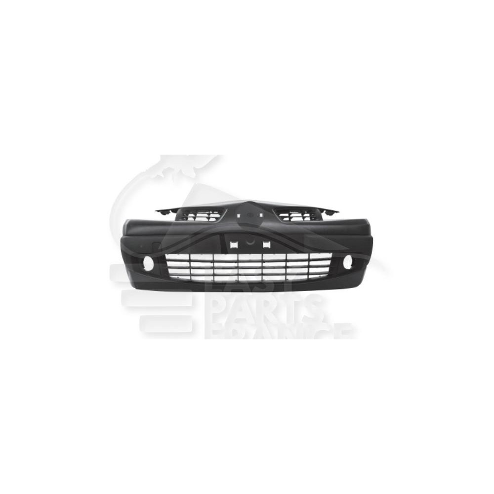 PARE-CHOC AVANT A PEINDRE COMPLET AVEC CALANDRE NOIRE MODÈLE ECO pour RENAULT MEGANE